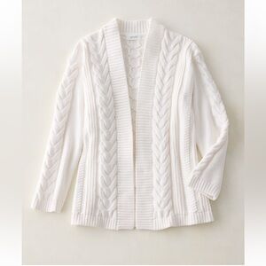 Haven Well Within Ivory Cable Knit Cardigan